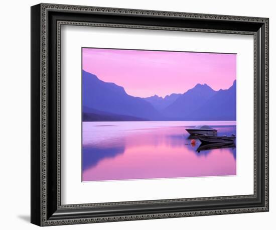 Lake McDonald at Dawn, Glacier National Park, Montana, USA-Jamie & Judy Wild-Framed Photographic Print