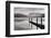 Lake McDonald Dock BW-Alan Majchrowicz-Framed Photographic Print