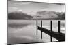 Lake McDonald Dock BW-Alan Majchrowicz-Mounted Photographic Print