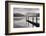 Lake McDonald Dock BW-Alan Majchrowicz-Framed Photographic Print