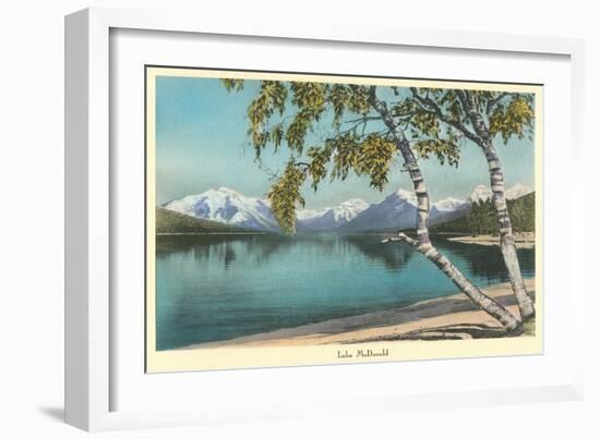 Lake Mcdonald, Glacier Park, Montana-null-Framed Art Print