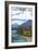Lake McDonald Lodge - Glacier National Park, Montana-Lantern Press-Framed Art Print