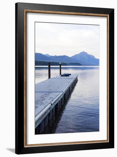 Lake McDonald Pier-Lance Kuehne-Framed Photographic Print
