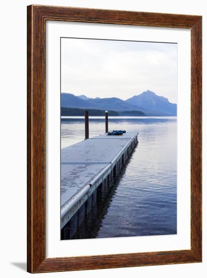 Lake McDonald Pier-Lance Kuehne-Framed Photographic Print