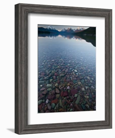 Lake Mcdonald Sunset-Steven Gnam-Framed Premium Photographic Print