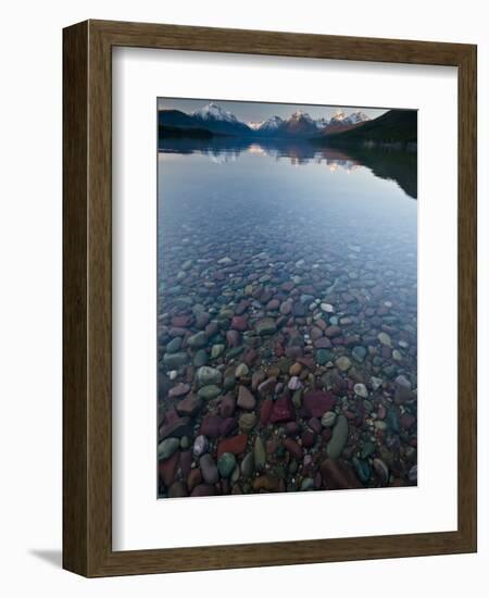 Lake Mcdonald Sunset-Steven Gnam-Framed Premium Photographic Print