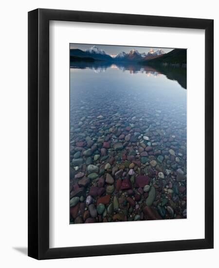 Lake Mcdonald Sunset-Steven Gnam-Framed Premium Photographic Print