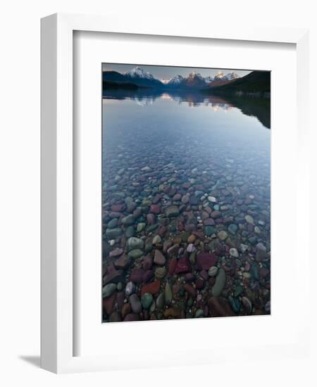 Lake Mcdonald Sunset-Steven Gnam-Framed Premium Photographic Print