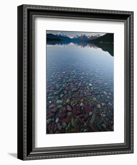 Lake Mcdonald Sunset-Steven Gnam-Framed Premium Photographic Print