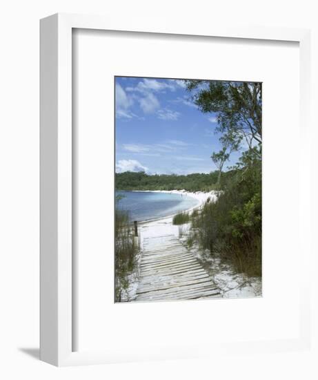 Lake Mckenzie, Fraser Island, Unesco World Heritage Site, Queensland, Australia-Sheila Terry-Framed Photographic Print