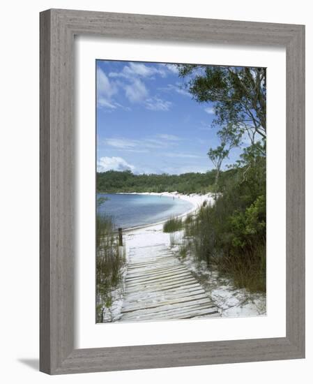 Lake Mckenzie, Fraser Island, Unesco World Heritage Site, Queensland, Australia-Sheila Terry-Framed Photographic Print