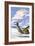 Lake Mead - National Recreation Area - Roadrunner-Lantern Press-Framed Art Print