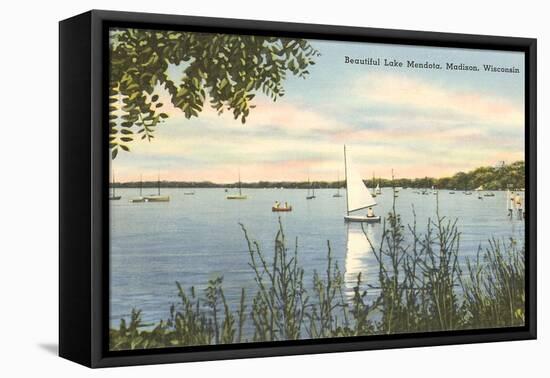 Lake Mendota, Madison, Wisconsin-null-Framed Stretched Canvas