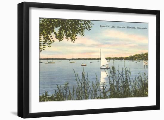 Lake Mendota, Madison, Wisconsin-null-Framed Art Print