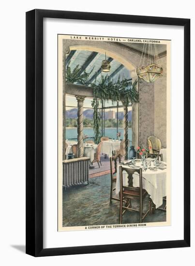 Lake Merritt Hotel, Oakland, California-null-Framed Art Print