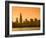 Lake Michigan and Skyline Including Sears Tower, Chicago, Illinois-Alan Copson-Framed Photographic Print