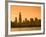 Lake Michigan and Skyline Including Sears Tower, Chicago, Illinois-Alan Copson-Framed Photographic Print