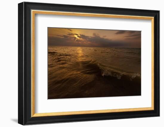 Lake Michigan Sunset-Steve Gadomski-Framed Photographic Print