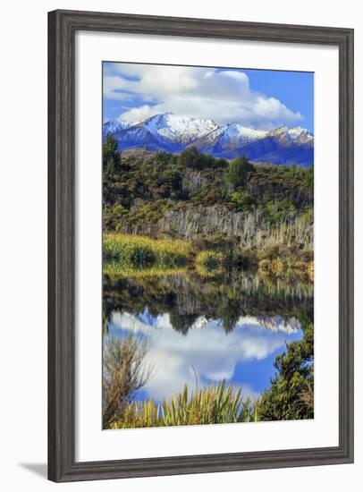 Lake Mistletoe on the Road from Te Anau to Milford Sound, South Island, New Zealand-Paul Dymond-Framed Photographic Print