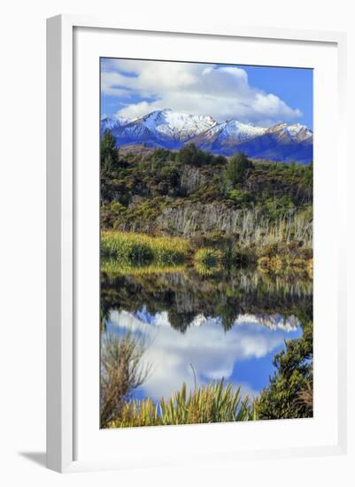 Lake Mistletoe on the Road from Te Anau to Milford Sound, South Island, New Zealand-Paul Dymond-Framed Photographic Print