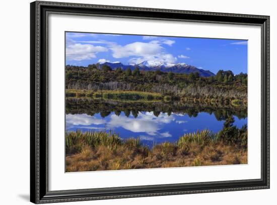 Lake Mistletoe on the Road from Te Anau to Milford Sound, South Island, New Zealand-Paul Dymond-Framed Photographic Print