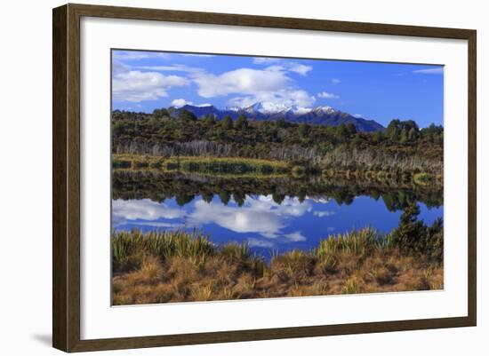 Lake Mistletoe on the Road from Te Anau to Milford Sound, South Island, New Zealand-Paul Dymond-Framed Photographic Print