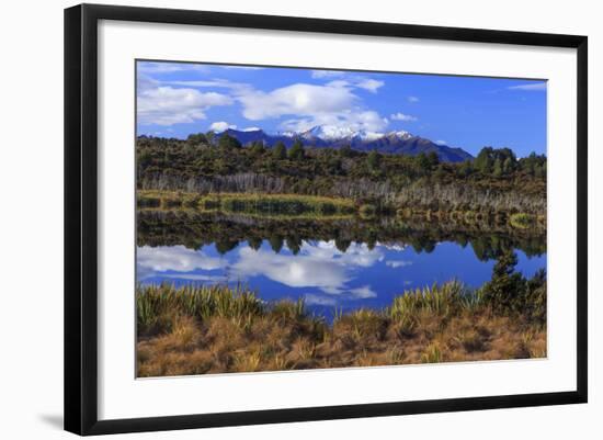 Lake Mistletoe on the Road from Te Anau to Milford Sound, South Island, New Zealand-Paul Dymond-Framed Photographic Print