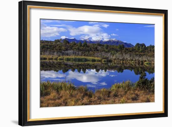 Lake Mistletoe on the Road from Te Anau to Milford Sound, South Island, New Zealand-Paul Dymond-Framed Photographic Print