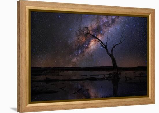 lake-mokoan-1-Lincoln Harrison-Framed Stretched Canvas