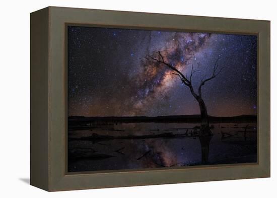 lake-mokoan-1-Lincoln Harrison-Framed Stretched Canvas