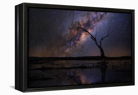 lake-mokoan-1-Lincoln Harrison-Framed Stretched Canvas