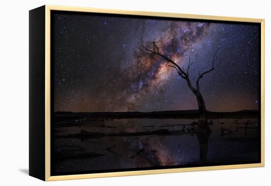 lake-mokoan-1-Lincoln Harrison-Framed Stretched Canvas