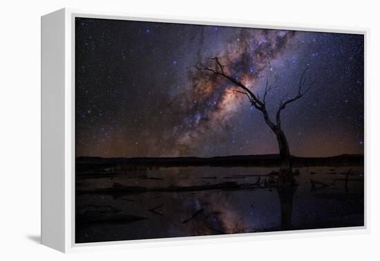 lake-mokoan-1-Lincoln Harrison-Framed Stretched Canvas