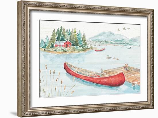 Lake Moments II-Daphne Brissonnet-Framed Art Print