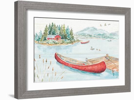 Lake Moments II-Daphne Brissonnet-Framed Art Print