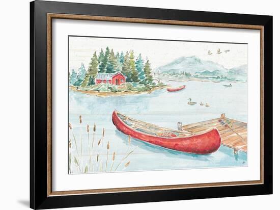 Lake Moments II-Daphne Brissonnet-Framed Art Print