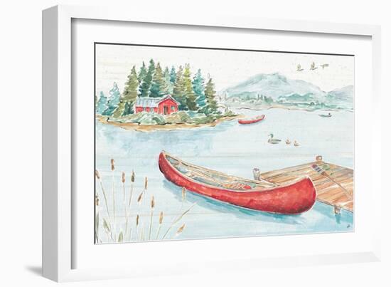 Lake Moments II-Daphne Brissonnet-Framed Art Print