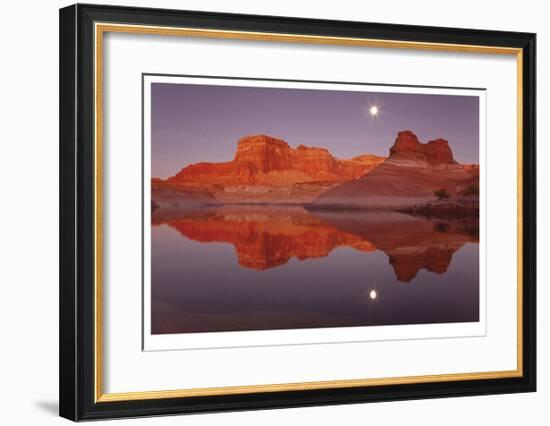 Lake Moonrise-Donald Paulson-Framed Giclee Print