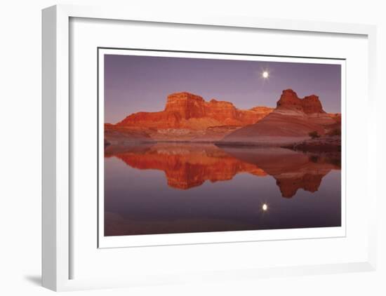 Lake Moonrise-Donald Paulson-Framed Giclee Print
