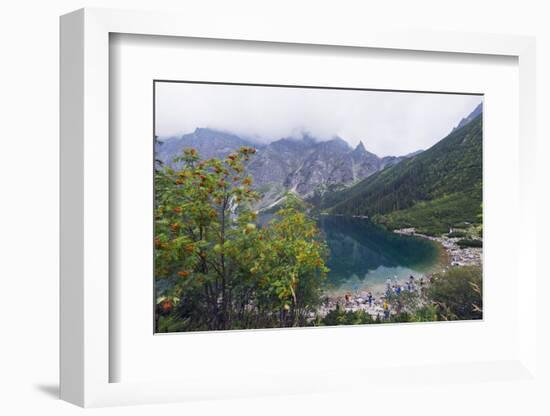 Lake Morskie Oko (Eye of the Sea), Zakopane, Carpathian Mountains, Poland, Europe-Christian Kober-Framed Photographic Print