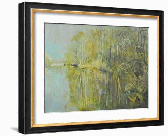 Lake Near Nieuwleusen-John Erskine-Framed Giclee Print