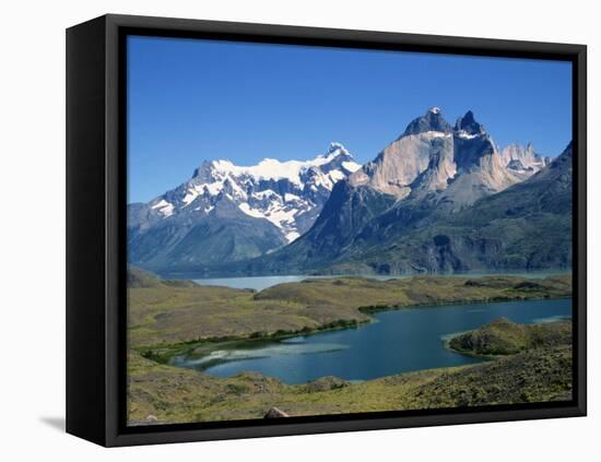 Lake Nordenskjold in the Torres Del Paine National Park in Chile, South America-Ken Gillham-Framed Premier Image Canvas