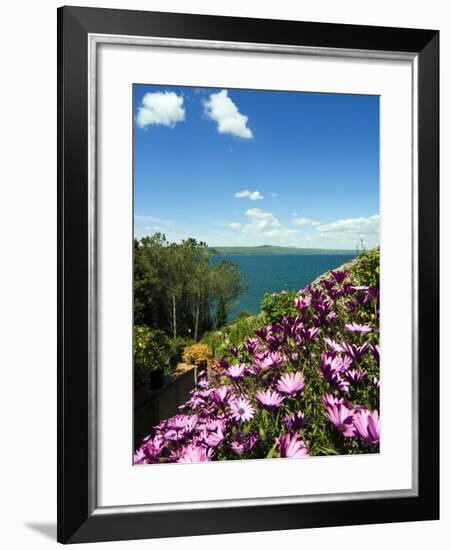 Lake of Bolsena, View from Capodimonte, Viterbo, Lazio, Italy, Europe-Tondini Nico-Framed Photographic Print