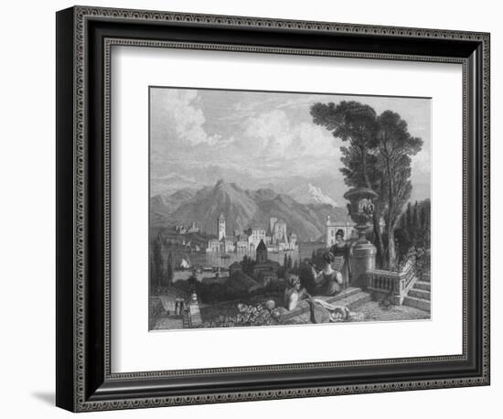 Lake of Como, c1850-null-Framed Giclee Print