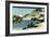 Lake of Hakone in Sagami Province-Katsushika Hokusai-Framed Art Print