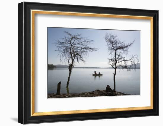 Lake Oloiden Near Lake Naivasha, Rift Valley, Kenya, East Africa-Eitan Simanor-Framed Photographic Print