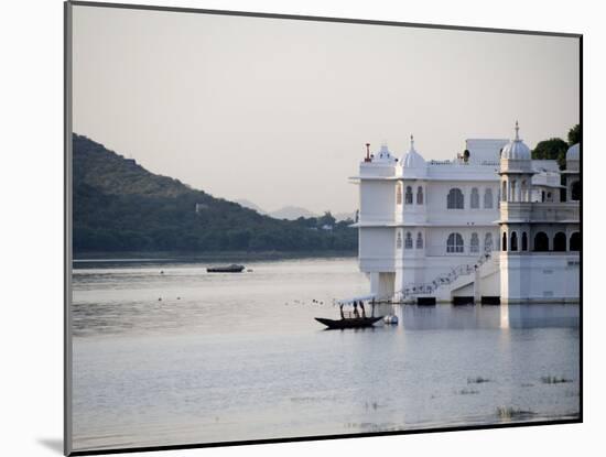 Lake Palace at Sunrise, Udaipur, Rajasthan, India, Asia-Annie Owen-Mounted Photographic Print