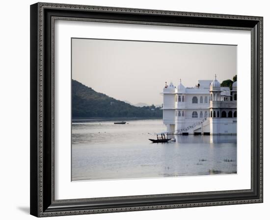 Lake Palace at Sunrise, Udaipur, Rajasthan, India, Asia-Annie Owen-Framed Photographic Print