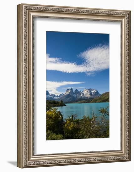 Lake Pehoe in the Torres Del Paine National Park, Patagonia, Chile, South America-Michael Runkel-Framed Photographic Print