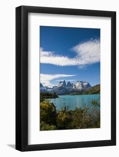 Lake Pehoe in the Torres Del Paine National Park, Patagonia, Chile, South America-Michael Runkel-Framed Photographic Print